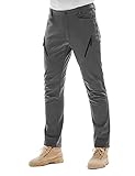 KUTOOK Trekkinghose Herren Wanderhose Damen Arbeitshose Winter Sportbekleidung Outdoorhose Fahrradhose Outdoor Aktivitäten Grau S